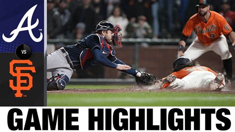 braves giants highlights|Giants vs. Braves Highlights .